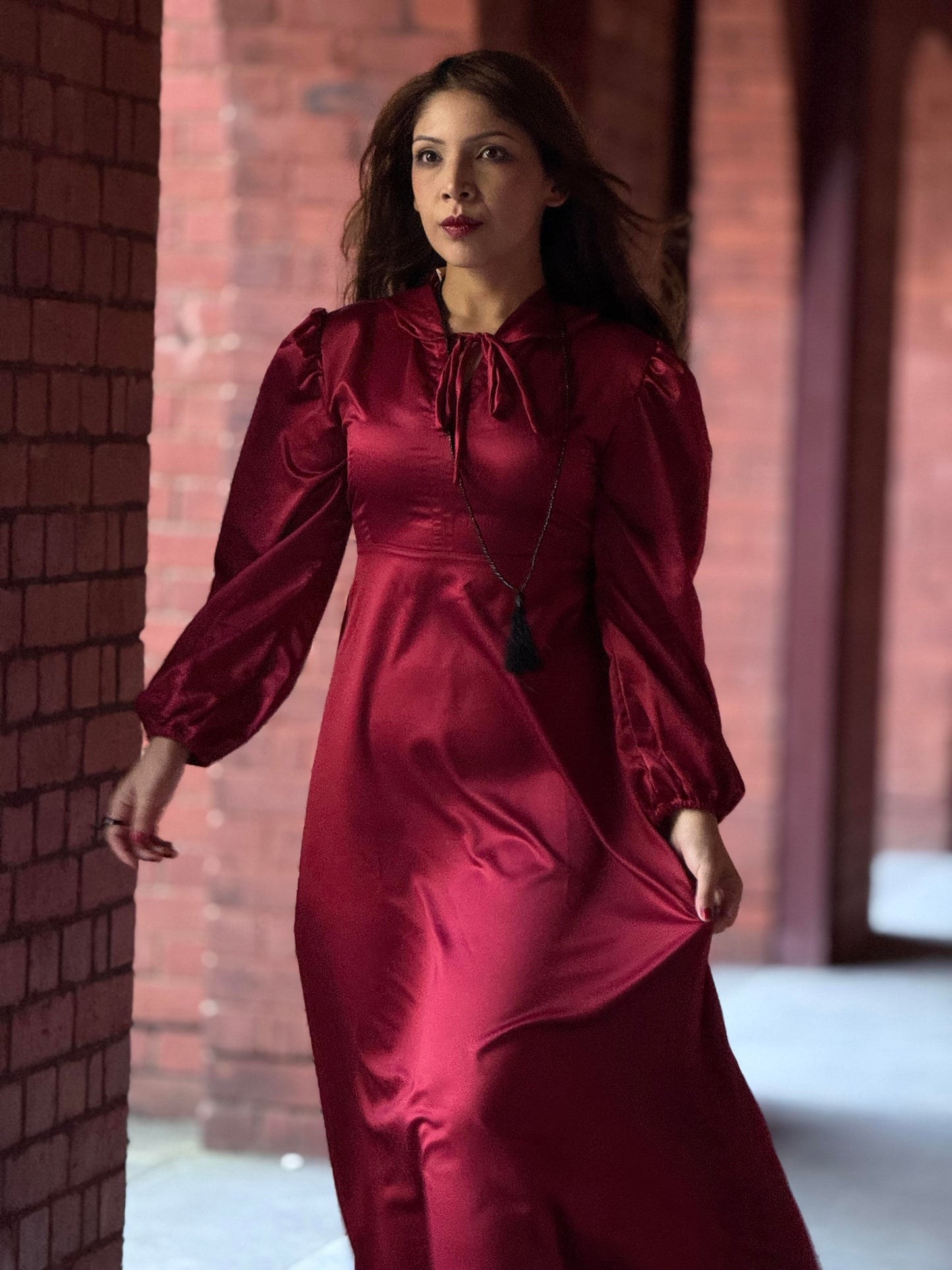 Hooded Dress: Vintage Style