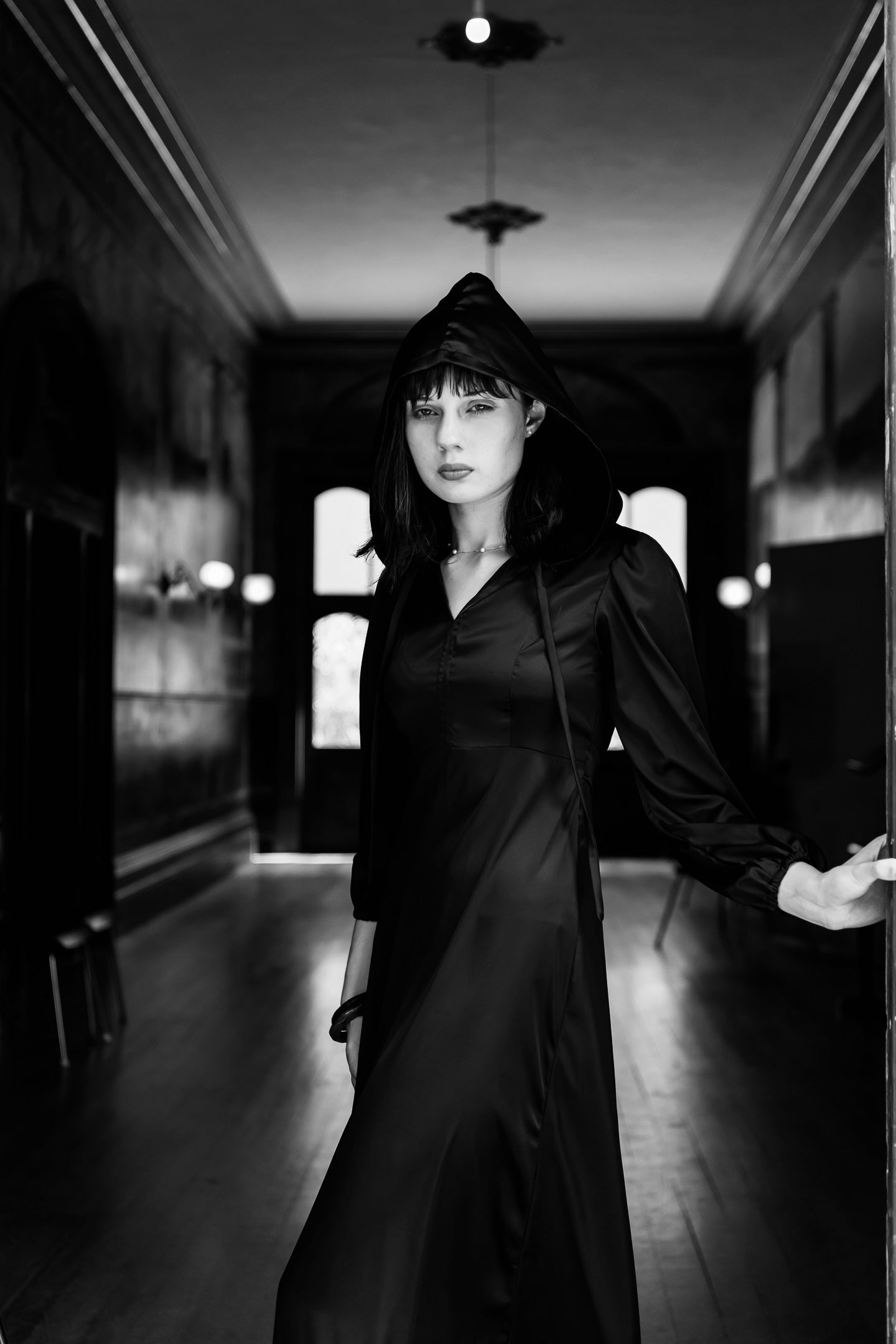 Hooded Dress: Vintage Style